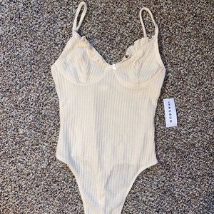 LA Hearts by Pacsun Jada Waffle Knit Bodysuit